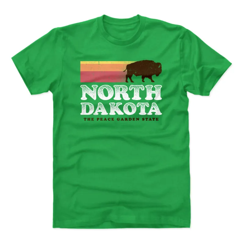 North Dakota The Peace Garden State Buffalo WHT sold by 500 Level