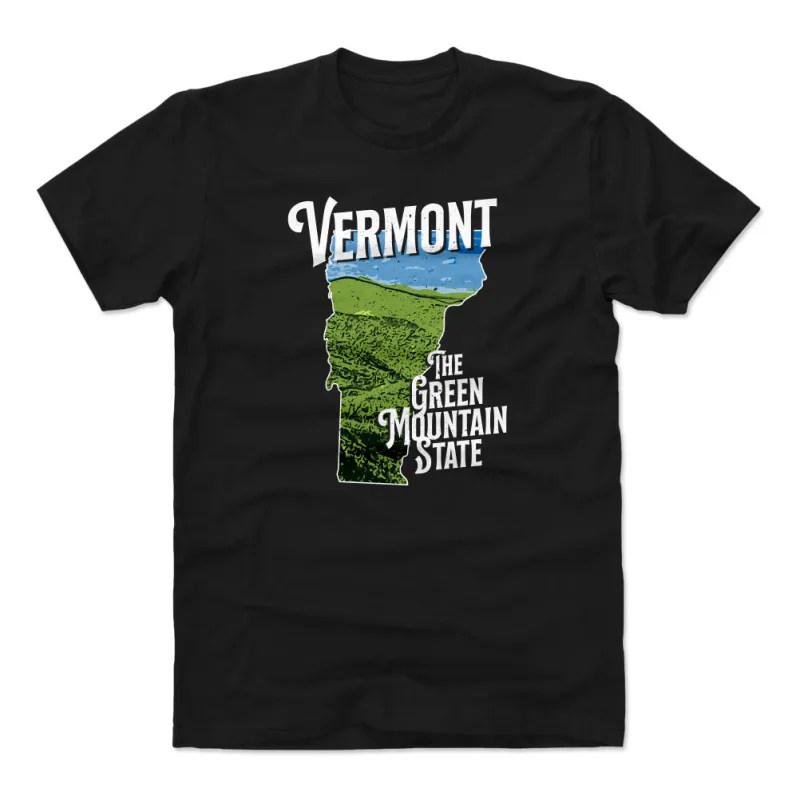 Vermont The Green Mountain State Silhouette WHT sold by 500 Level
