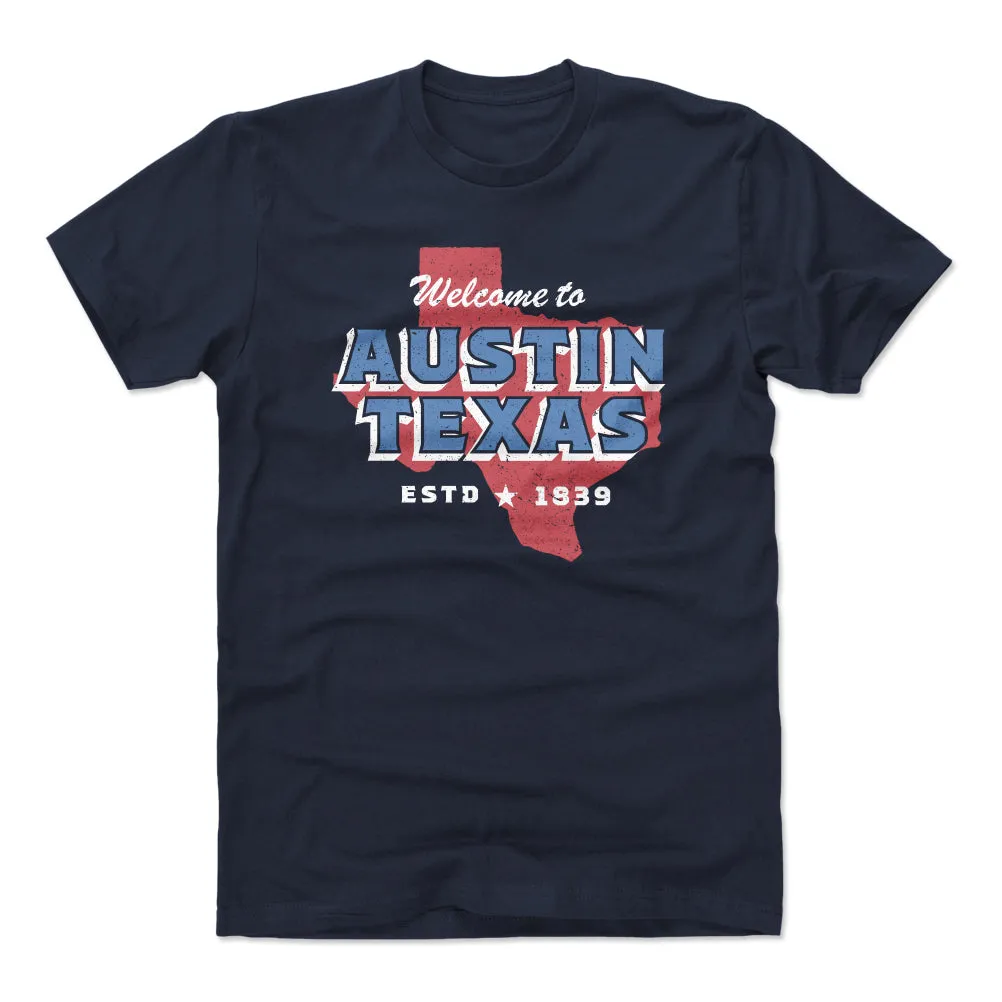 Austin Texas Welcome WHT sold by 500 Level product image thumbnail 2