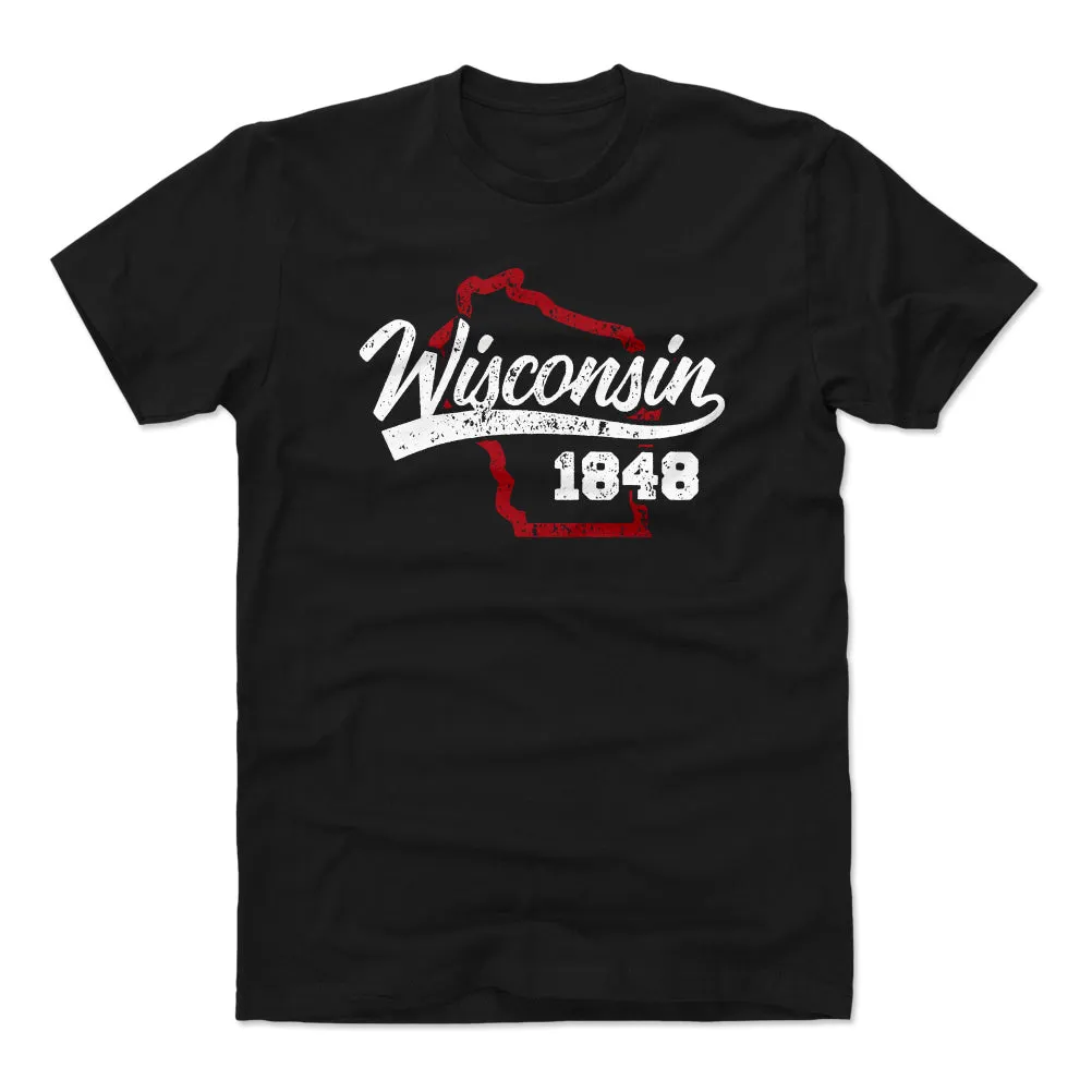 Wisconsin State Map Script WHT sold by 500 Level