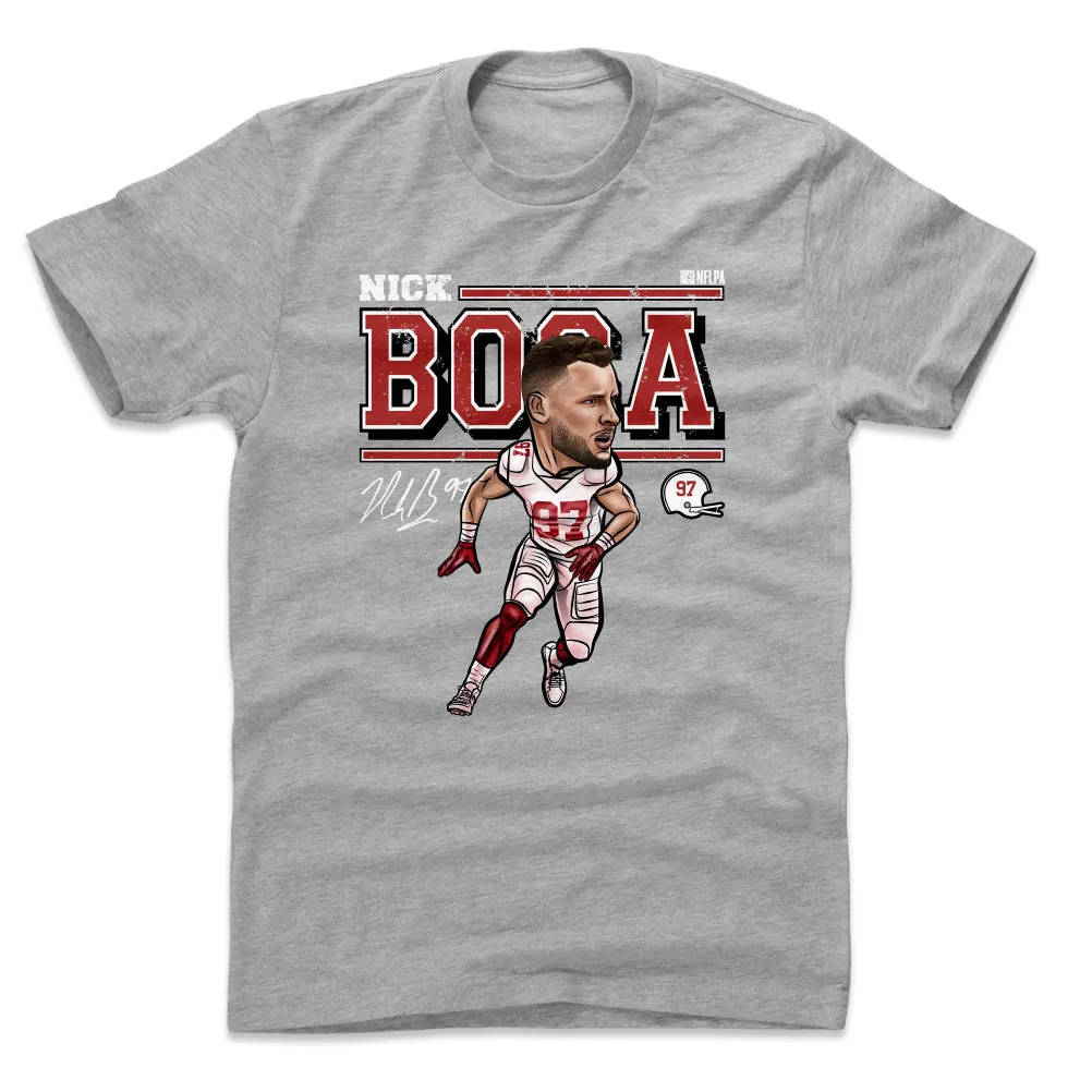 Nick Bosa Cartoon WHT sold by 500 Level