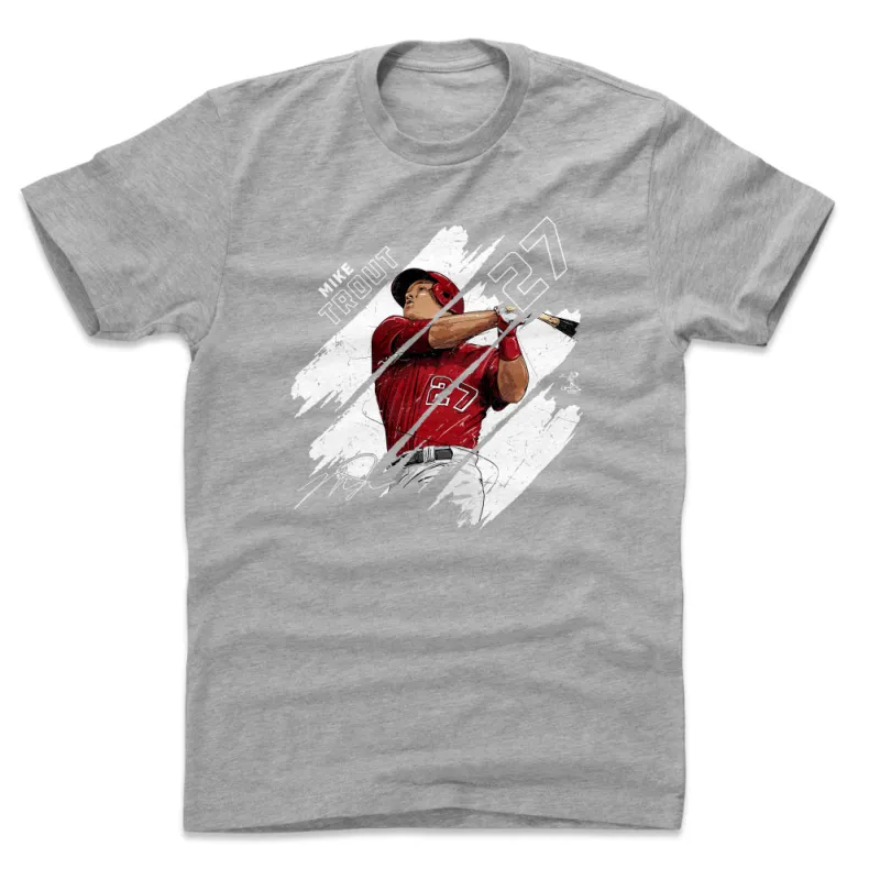 Mike Trout Stripes WHT sold by 500 Level