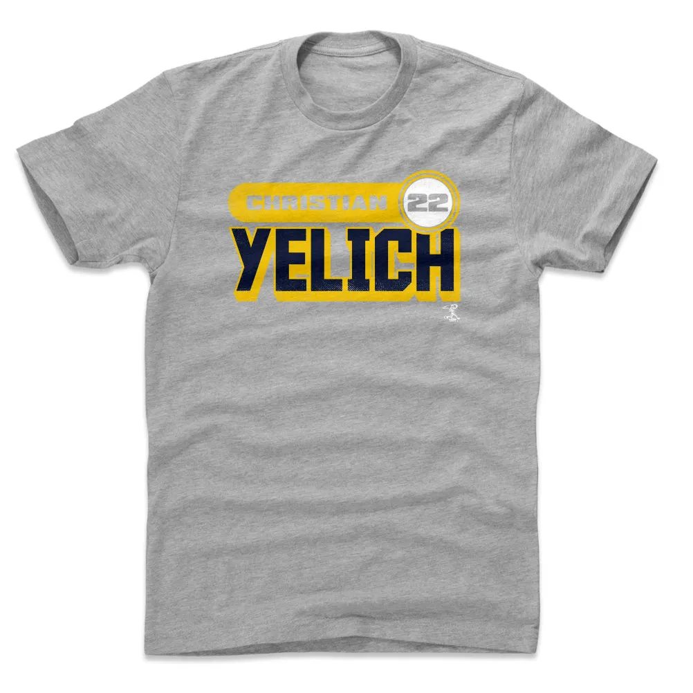 Christian Yelich Retro Font WHT sold by 500 Level product image thumbnail 2
