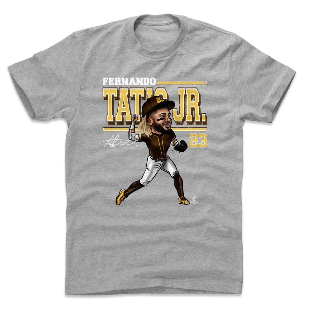 Fernando Tatis Jr Cartoon WHT sold by 500 Level