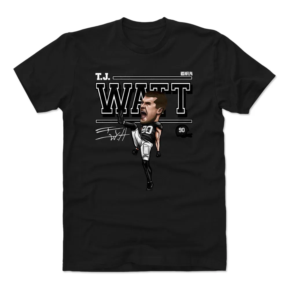 T.J. Watt Cartoon WHT sold by 500 Level product image thumbnail 2