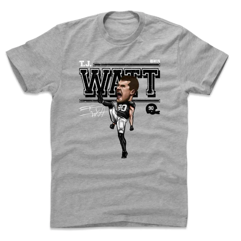 T.J. Watt Cartoon WHT sold by 500 Level