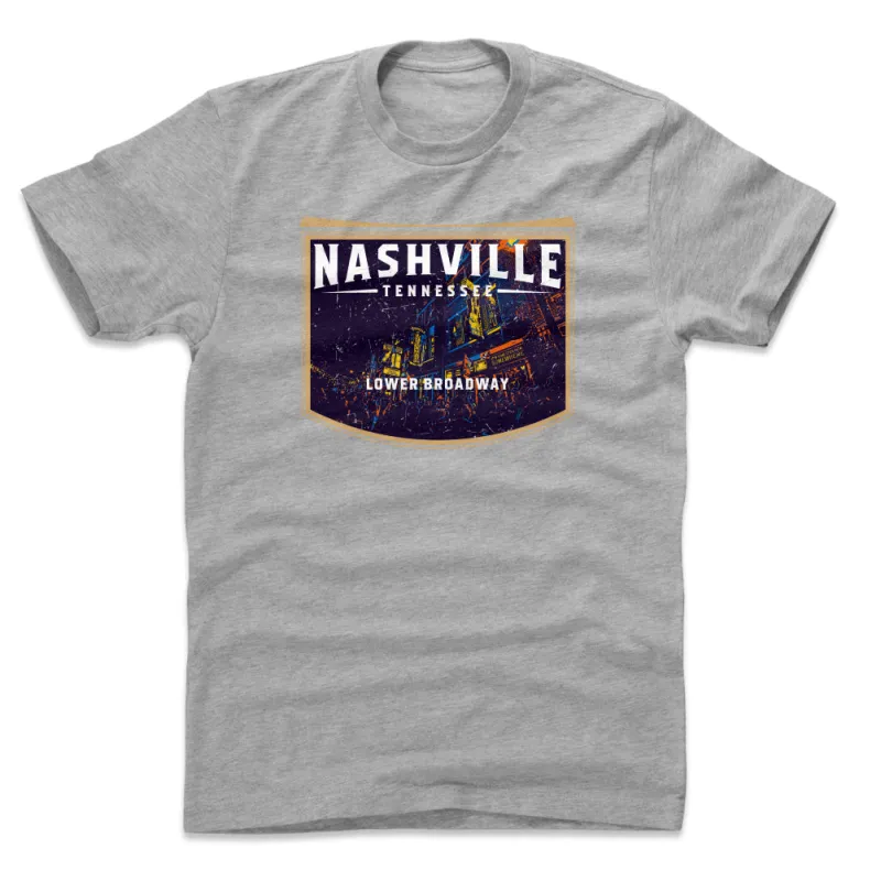 Nashville Tennessee Lower Broadway Emblem WHT sold by 500 Level