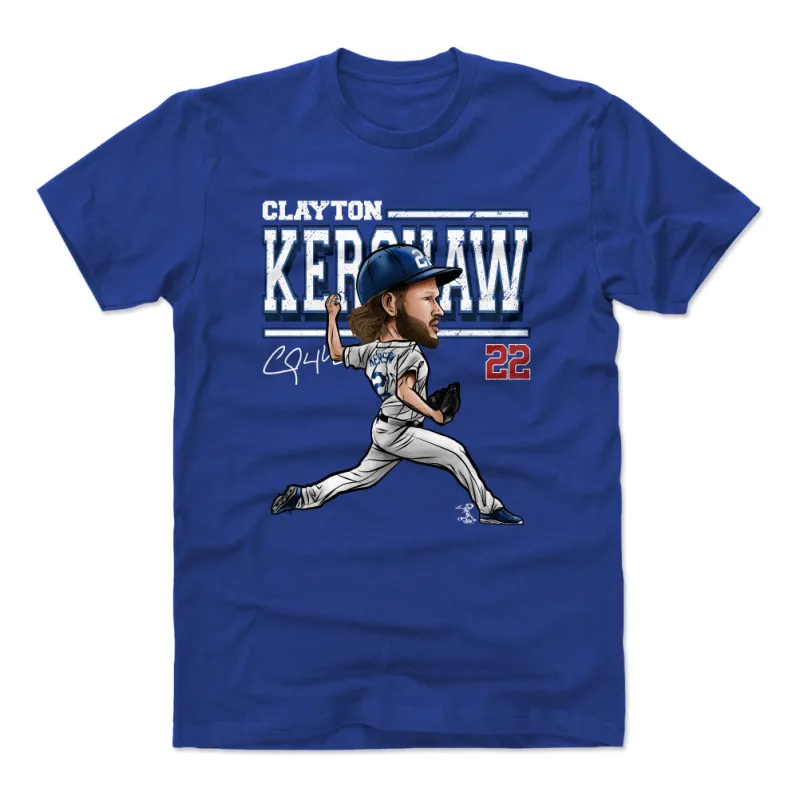 Clayton Kershaw Cartoon WHT sold by 500 Level