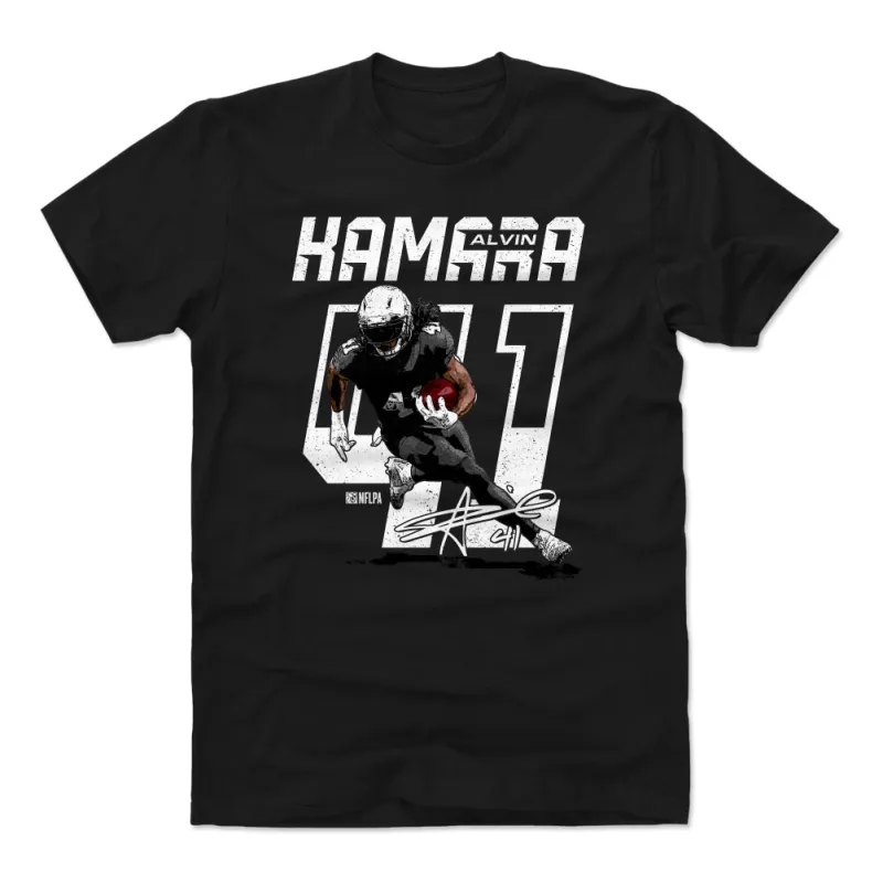 Alvin Kamara Name Number WHT sold by 500 Level