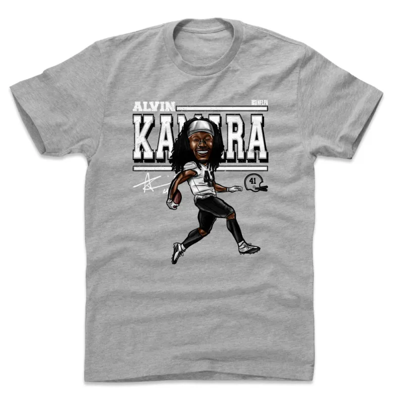 Alvin Kamara Cartoon WHT sold by 500 Level