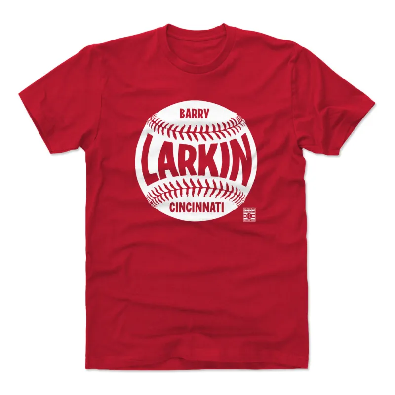 Barry Larkin Cincinnati Baseball WHT sold by 500 Level