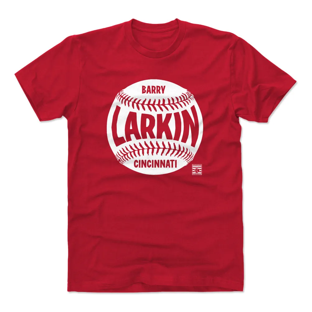 Barry Larkin Cincinnati Baseball WHT sold by 500 Level