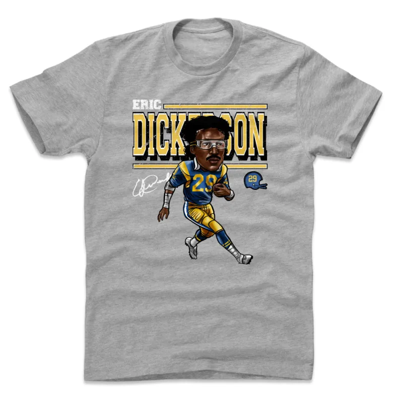 Eric Dickerson Cartoon WHT sold by 500 Level