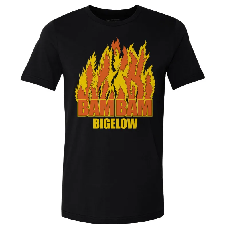 Bam Bam Bigelow Logo WHT sold by 500 Level
