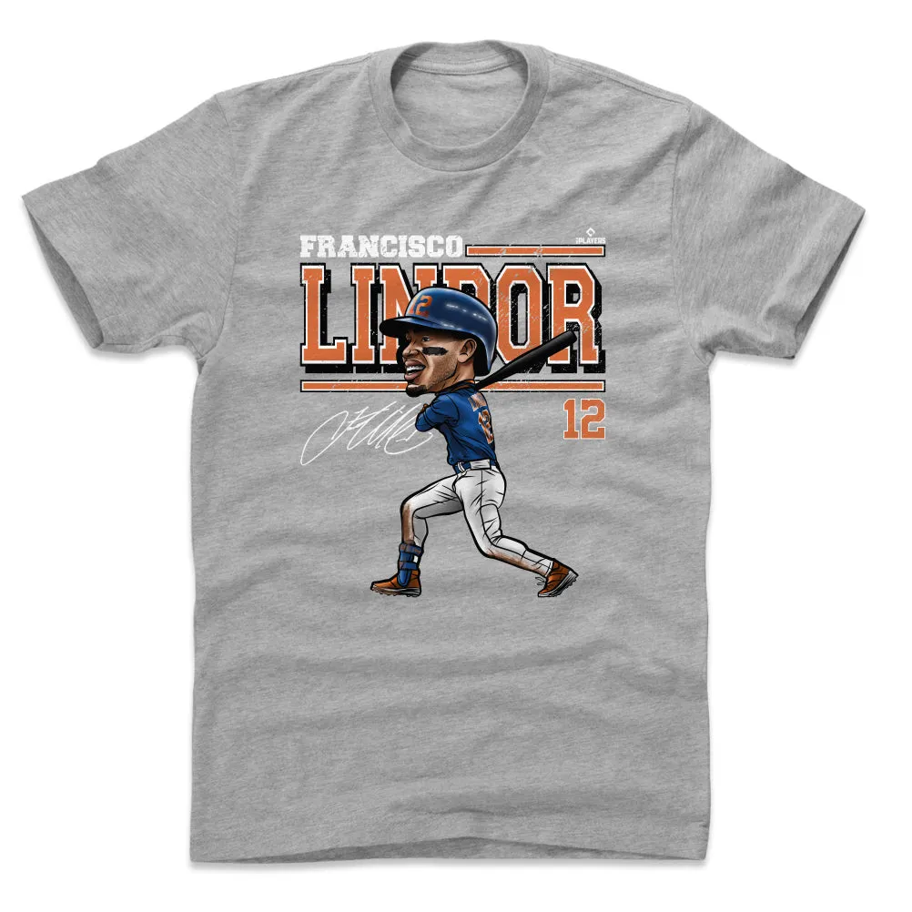Francisco Lindor Cartoon WHT sold by 500 Level