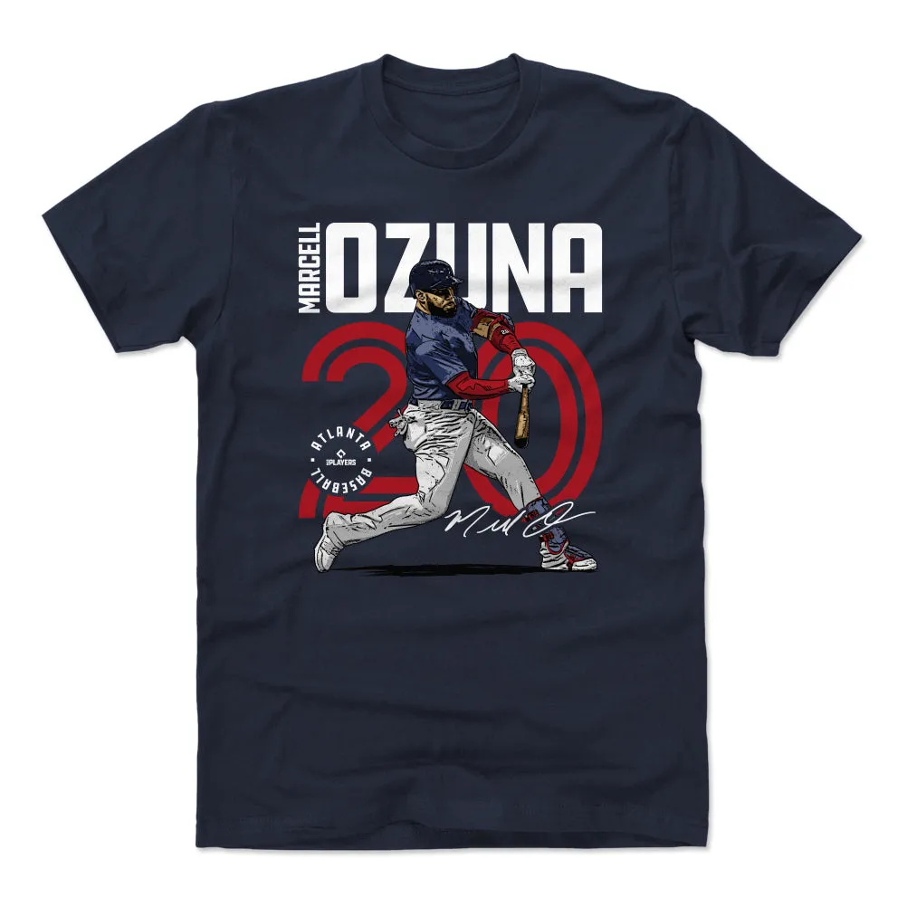 Marcell Ozuna Inline WHT sold by 500 Level