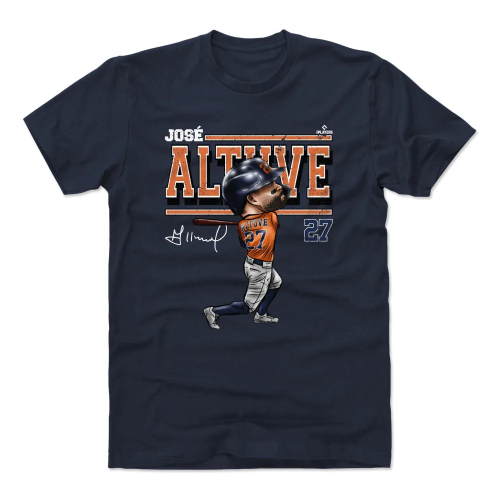 Jose Altuve Cartoon WHT sold by 500 Level product image thumbnail 2