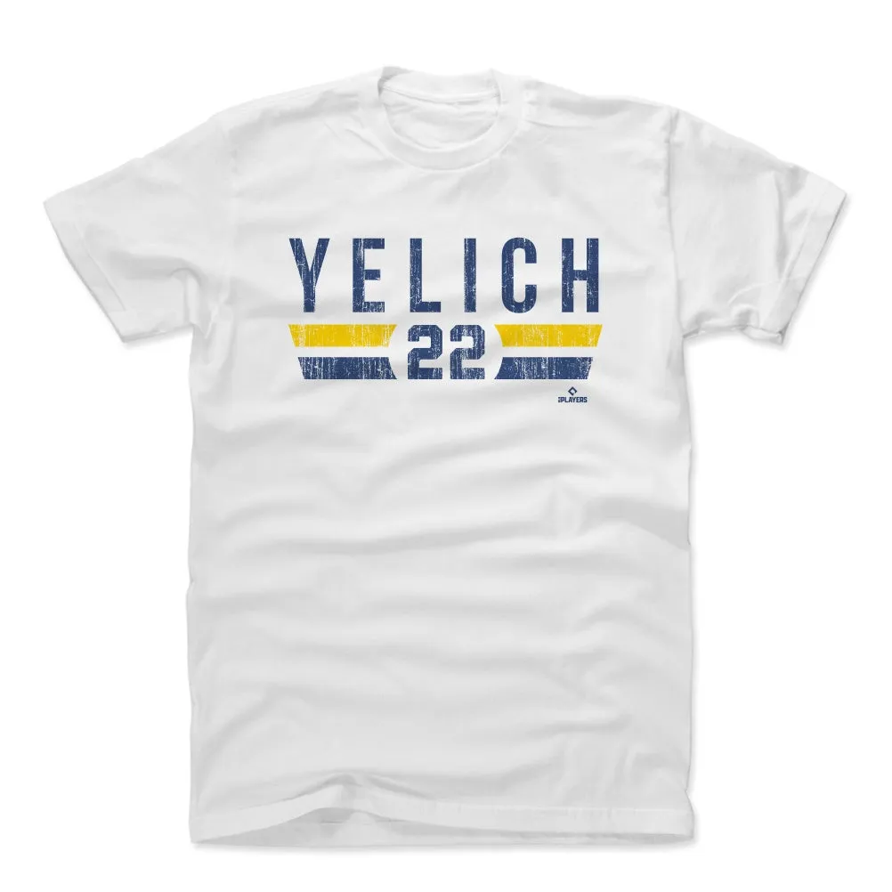Christian Yelich Milwaukee Font sold by 500 Level