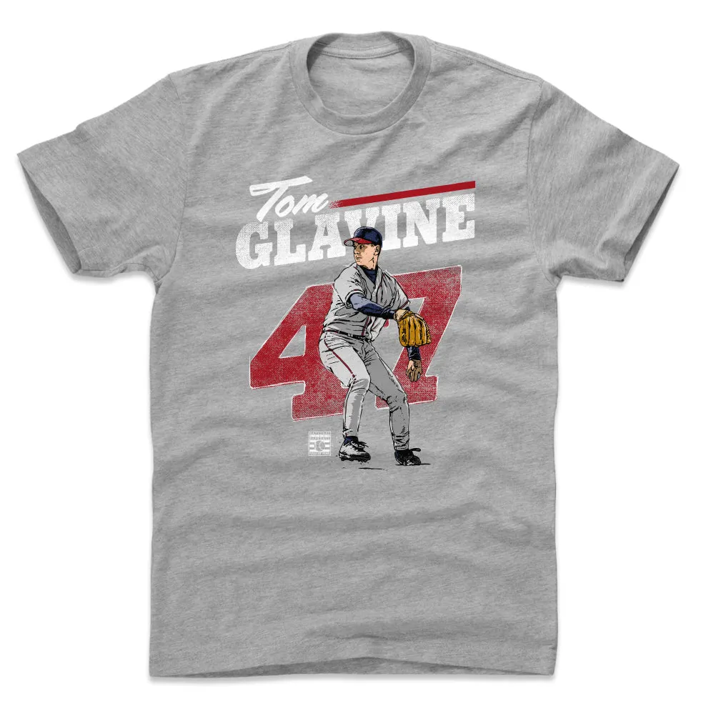 Tom Glavine Retro Grunge WHT sold by 500 Level product image thumbnail 2