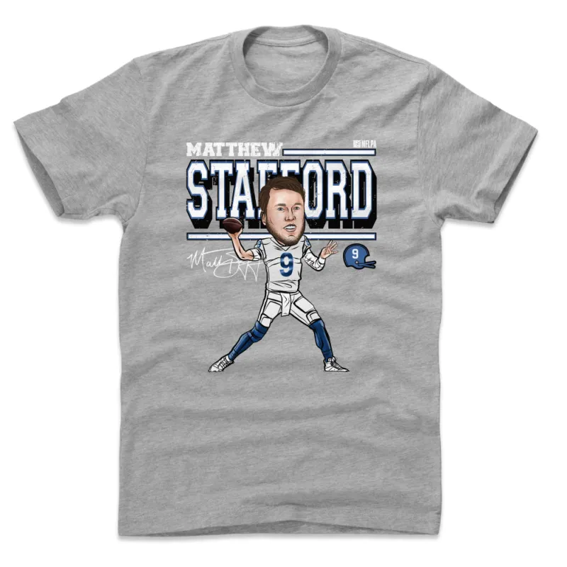 Matthew Stafford Cartoon WHT sold by 500 Level