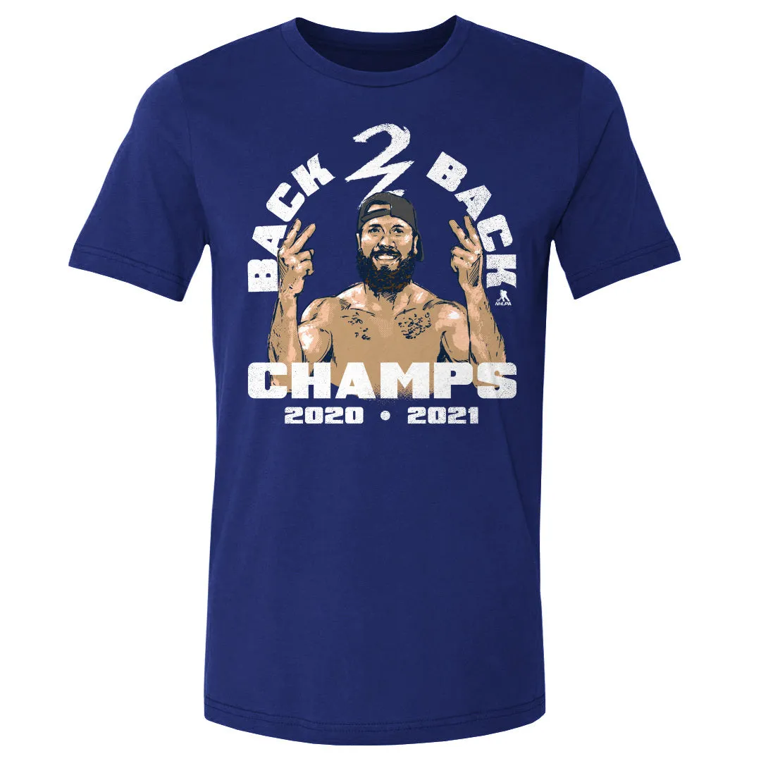 Nikita Kucherov Back To Back Champs WHT sold by 500 Level