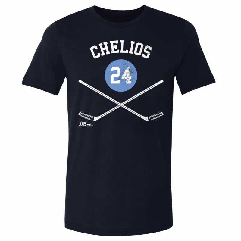 Chris Chelios Atlanta 24 Sticks WHT sold by 500 Level