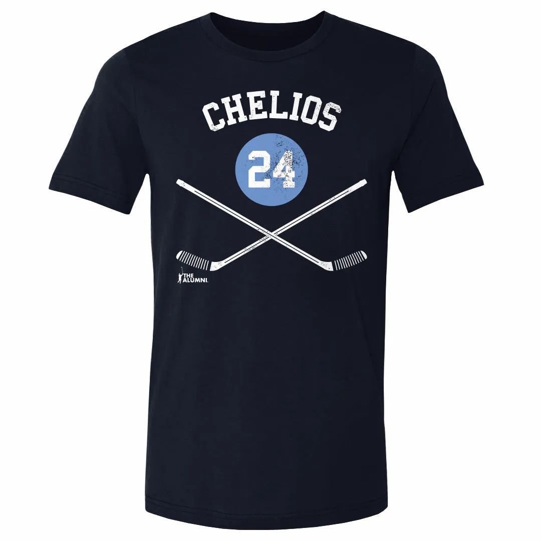 Chris Chelios Atlanta 24 Sticks WHT sold by 500 Level
