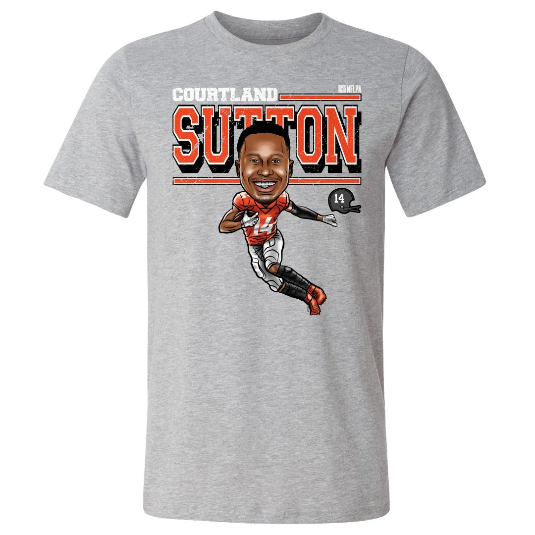 Courtland Sutton Cartoon WHT sold by 500 Level