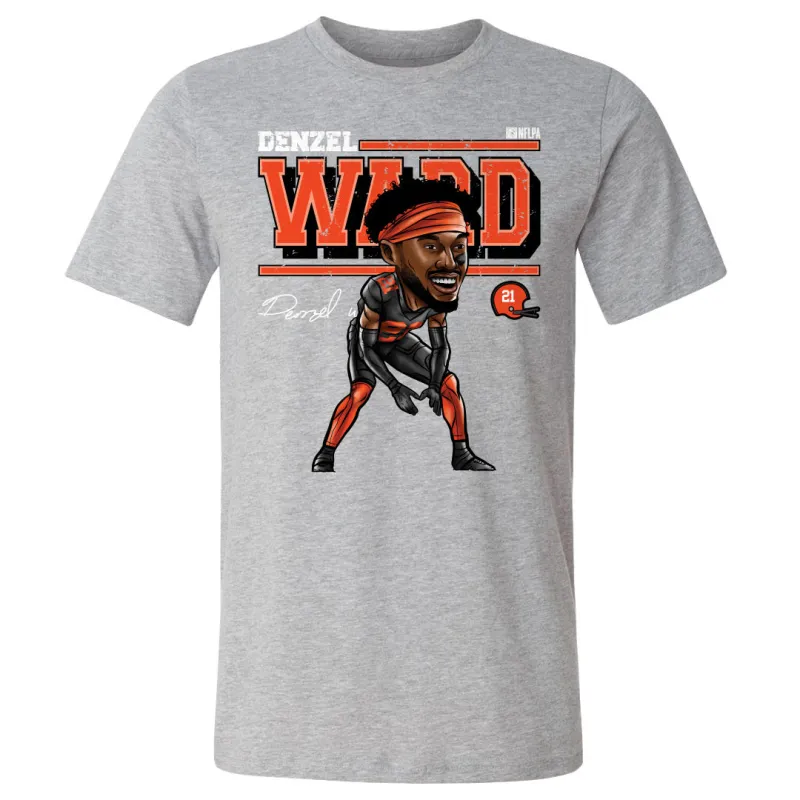 Denzel Ward Cartoon WHT sold by 500 Level