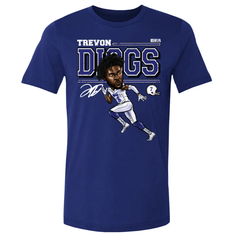 Trevon Diggs Dallas Cartoon WHT sold by 500 Level
