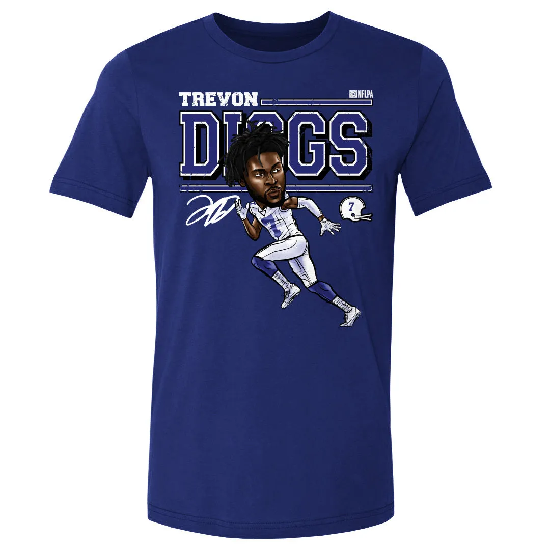 Trevon Diggs Dallas Cartoon WHT sold by 500 Level