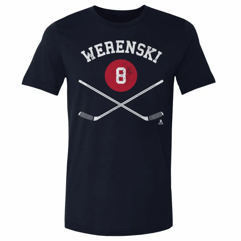 Zach Werenski Columbus Sticks WHT sold by 500 Level