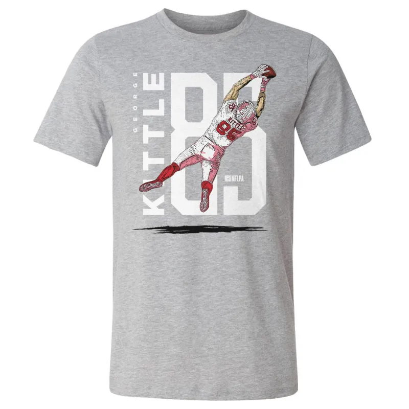 George Kittle San Francisco Jump WHT sold by 500 Level