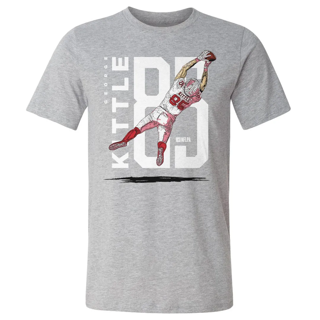 George Kittle San Francisco Jump WHT sold by 500 Level