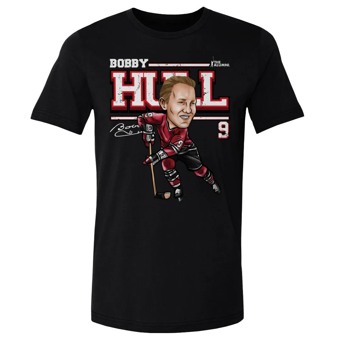 Bobby Hull Chicago Cartoon WHT sold by 500 Level