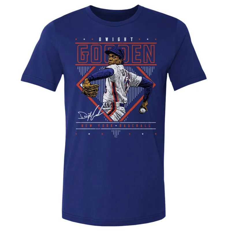Dwight Gooden New York M Triangle Name WHT sold by 500 Level