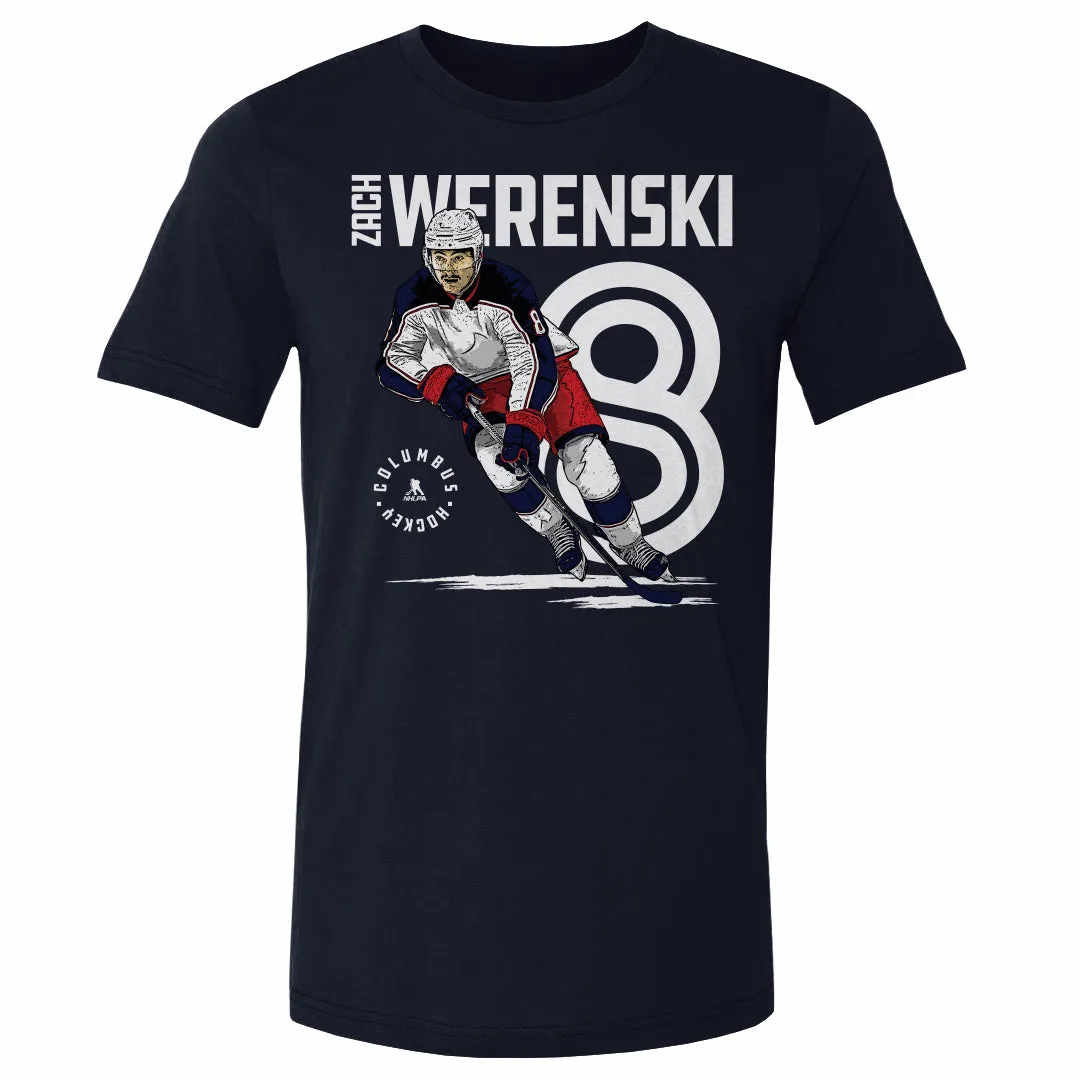 Zach Werenski Columbus Inline WHT sold by 500 Level
