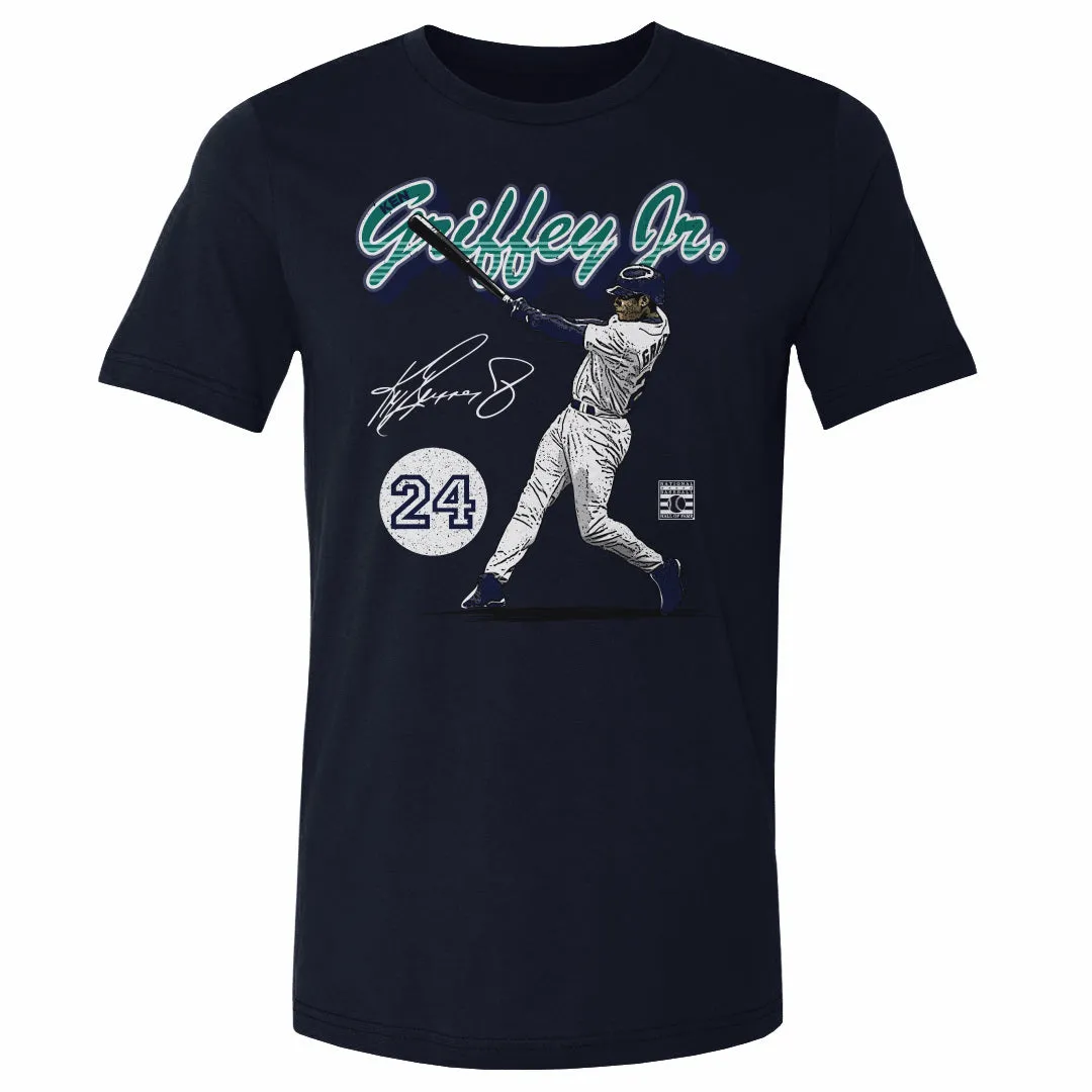 Ken Griffey Jr. Seattle Retro Script WHT sold by 500 Level