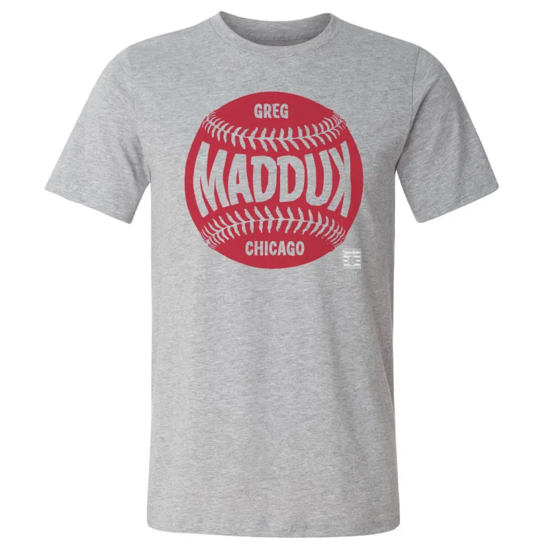 Greg Maddux Chicago Baseball WHT sold by 500 Level