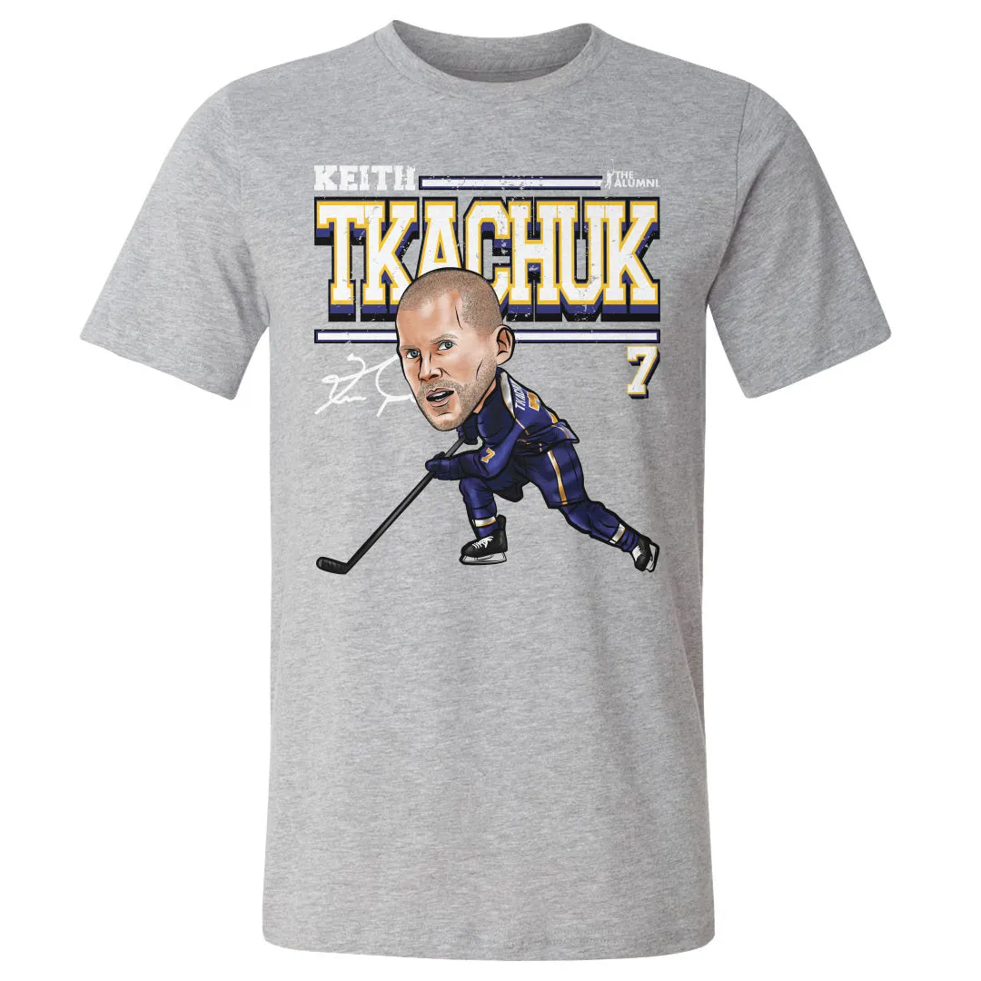 Keith Tkachuk St. Louis Cartoon WHT sold by 500 Level