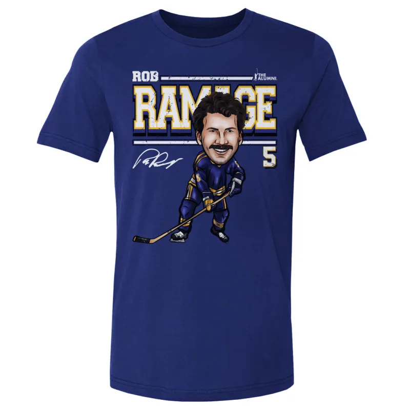 Rob Ramage St. Louis Cartoon WHT sold by 500 Level