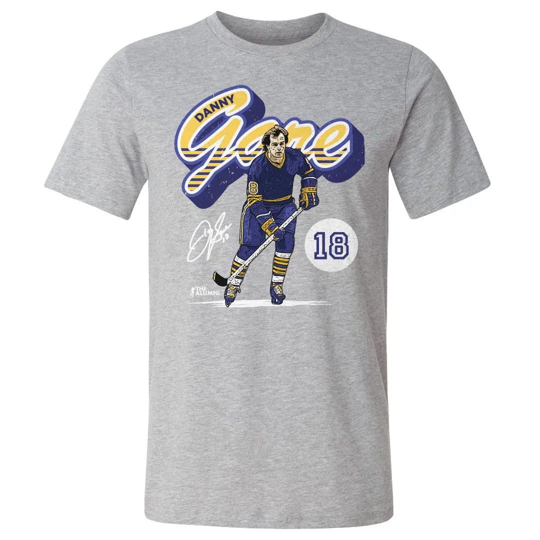 Danny Gare Buffalo Retro Script WHT sold by 500 Level