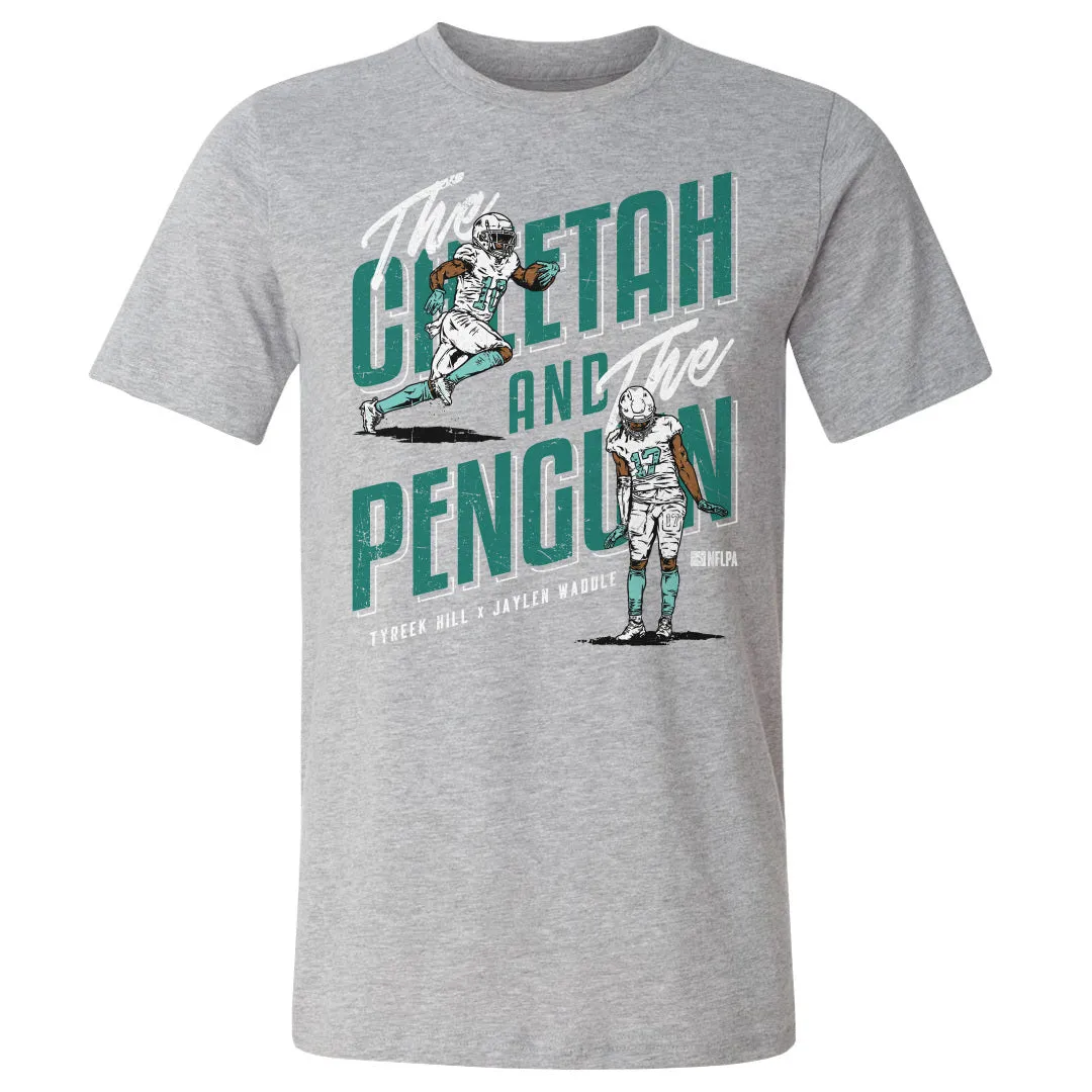 Tyreek Hill & Jaylen Waddle Miami Cheetah And Penguin WHT sold by 500 Level