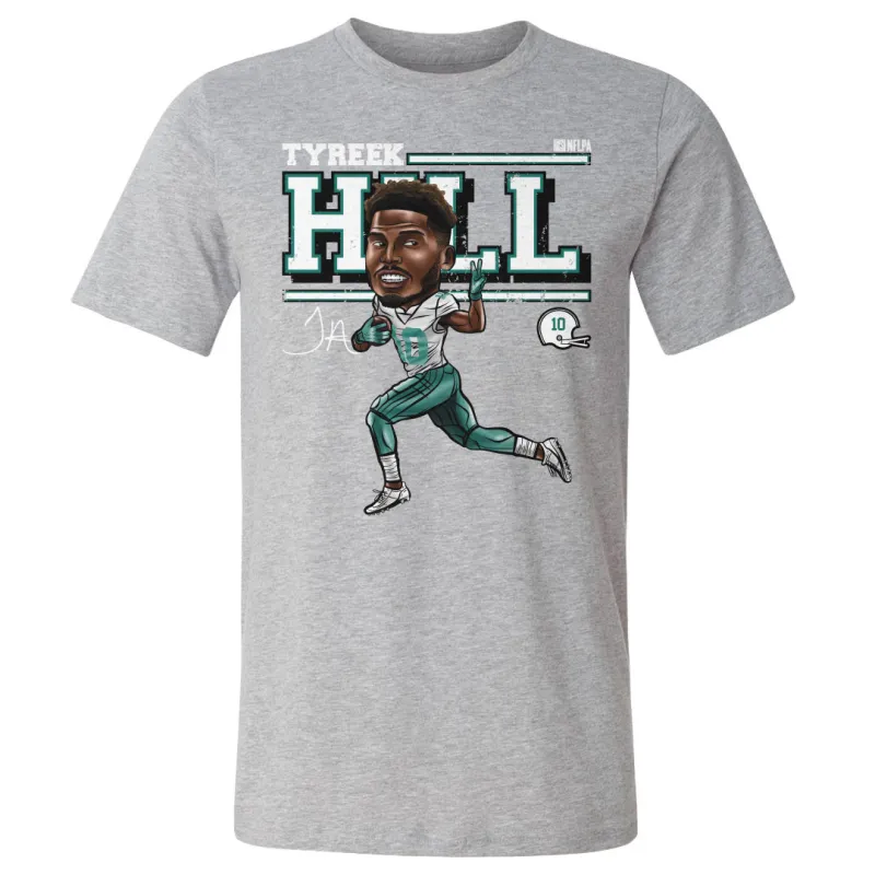 Tyreek Hill Miami Cartoon WHT sold by 500 Level