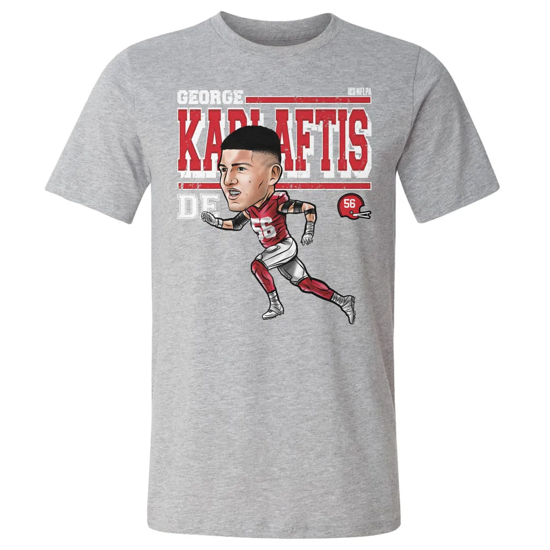 George Karlaftis Kansas City Cartoon WHT sold by 500 Level product image thumbnail 2