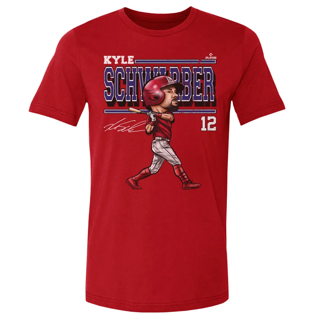 Kyle Schwarber Philadelphia Cartoon WHT sold by 500 Level product image thumbnail 2
