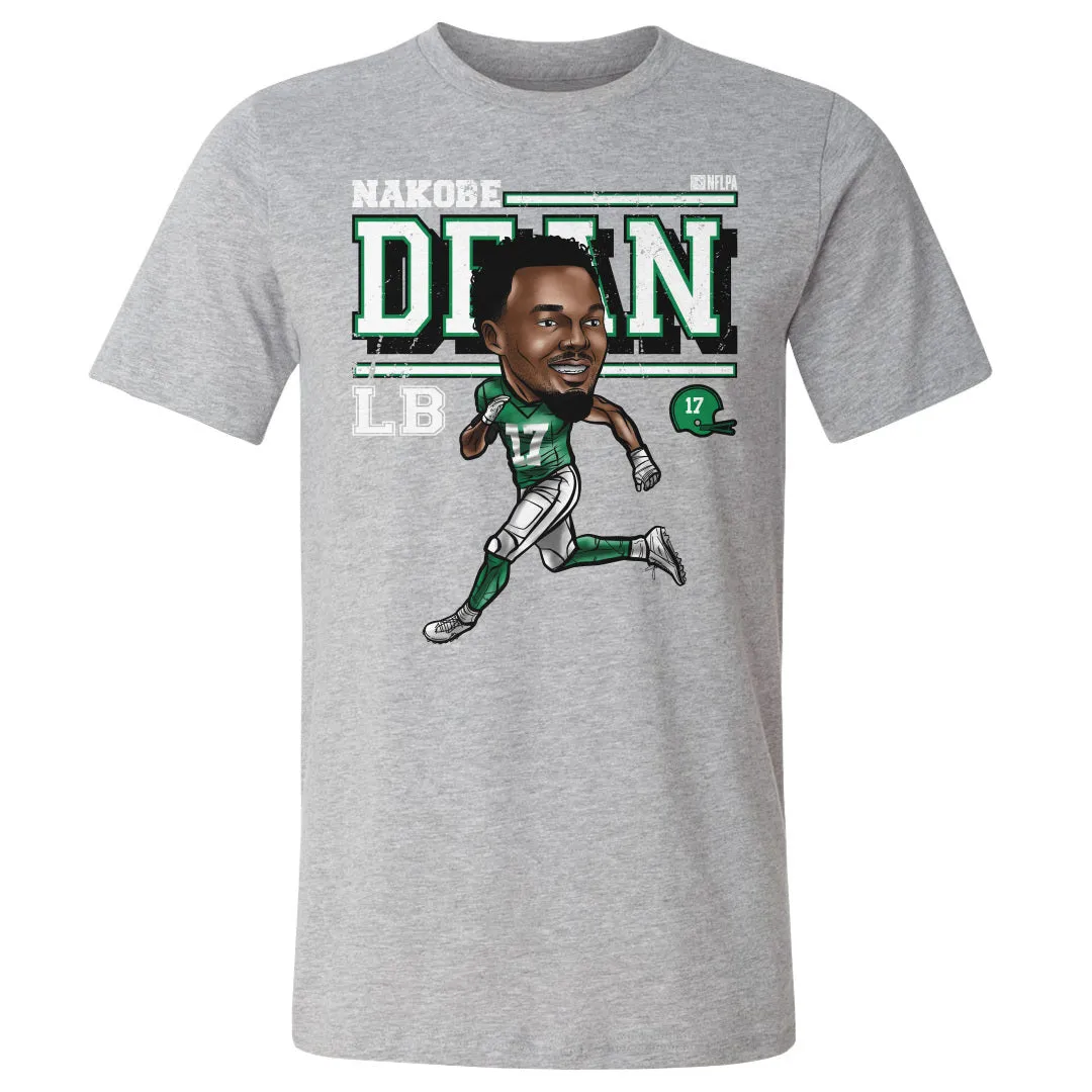 Nakobe Dean Philadelphia Cartoon WHT sold by 500 Level