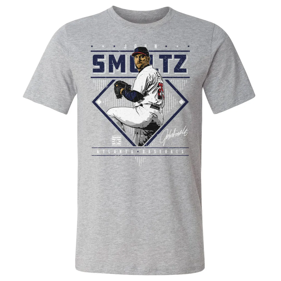 John Smoltz Atlanta Diamond Name WHT sold by 500 Level