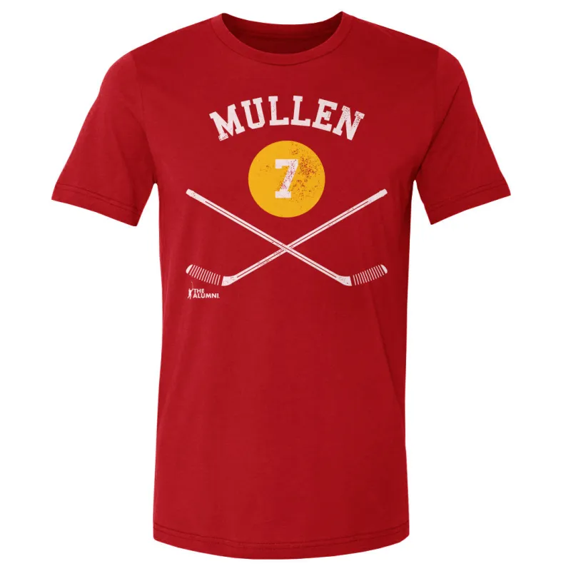 Joe Mullen Calgary 7 Sticks WHT sold by 500 Level
