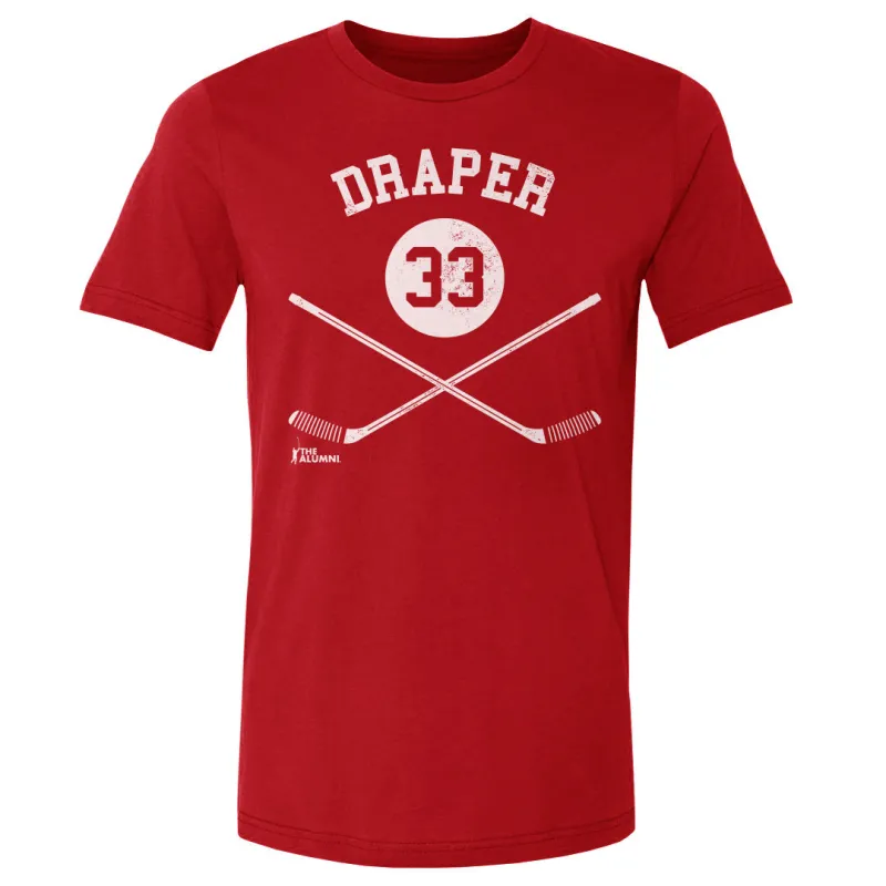 Kris Draper Detroit 33 Sticks WHT made by 500 Level
